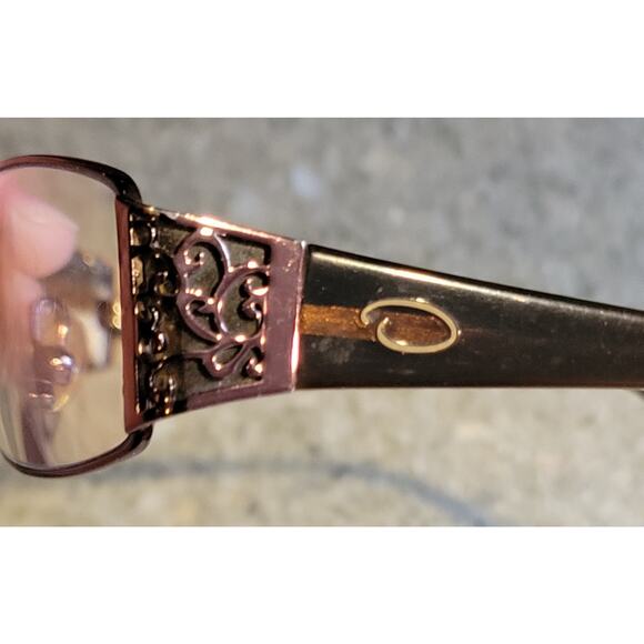 Oscar De La Renta Women Eyeglasses Frame ONLY Brown Tone OSL11 200 53 17 135 - Picture 1 of 9